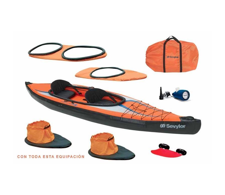 Kayak Hinchable 2 plazas Pointer k2 Sevylor