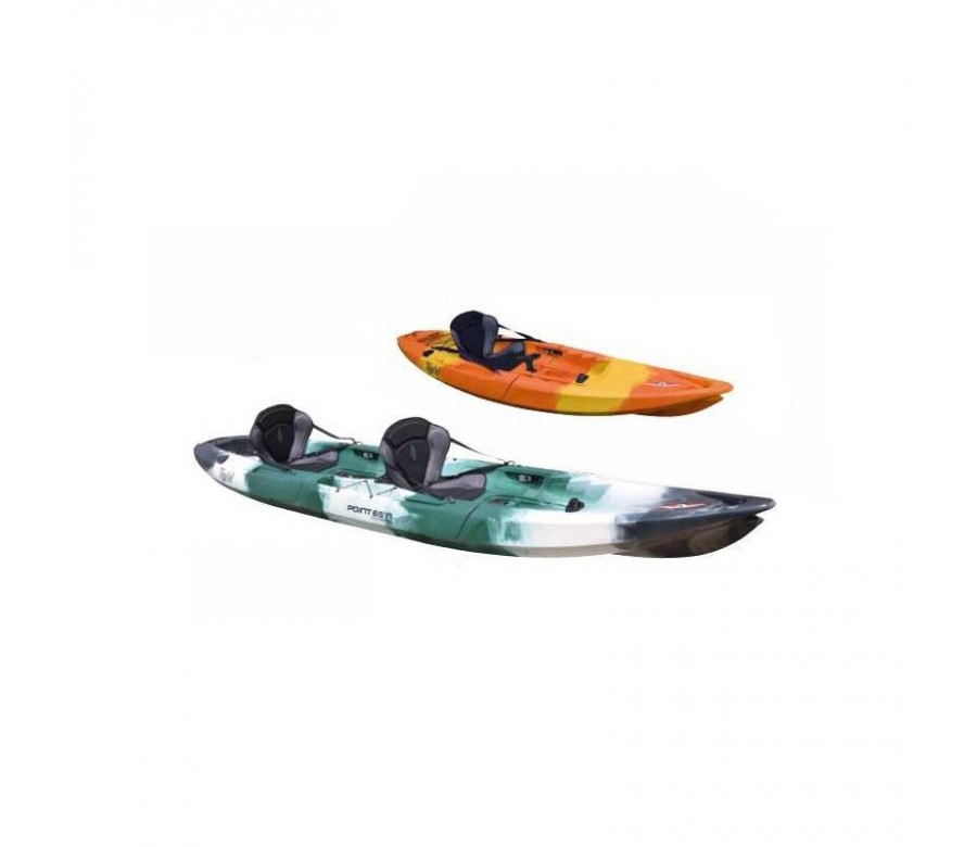 Kayak desmontable doble "Tequila Angler"