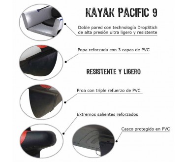 Kayak Hinchable "Pacific 9"