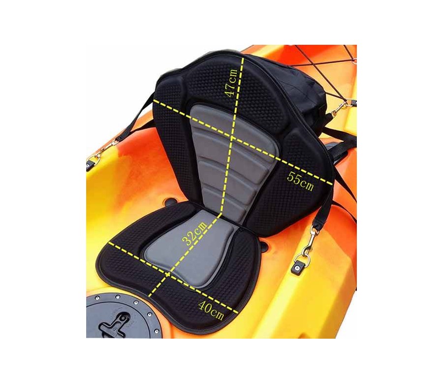 Asiento kayak acolchado con cañeros YK06001