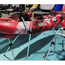 Soporte de sonda y transductor para kayak de pesca
