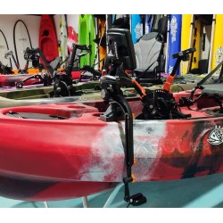 Soporte completo para sonda y transductor de kayak de pesca