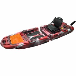 Kayak de Pesca Desmontable profesional a Remo con Timón