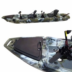 Kayak modular desmontable Taramay Tandem a Pedales de aletas