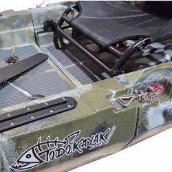 Kayak modular desmontable Taramay Tandem a Pedales de aletas