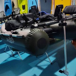 Soporte de transductor para embarcación