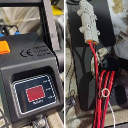Motor eléctrico para kayak LS269 de 55/65 lbs compatible con pedalera de hélice