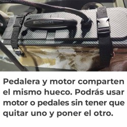 Motor eléctrico para kayak LS269 de 55/65 lbs compatible con pedalera de hélice
