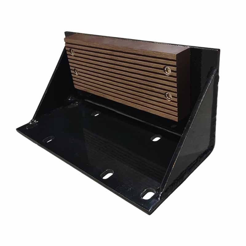 Soporte de motor para kayak con taco de madera