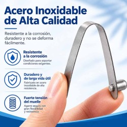 Clip de Remo de Acero Inoxidable | Recambio Kayak