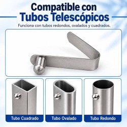 Clip de Remo de Acero Inoxidable | Recambio Kayak