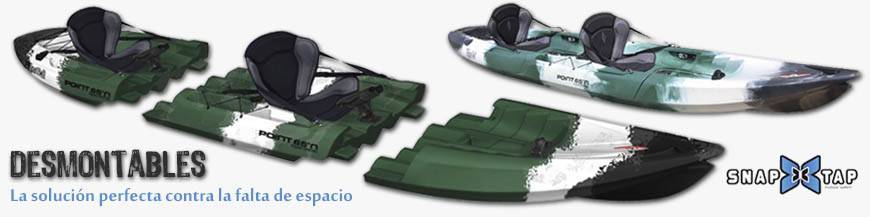 ventajas de un kayak desmontable