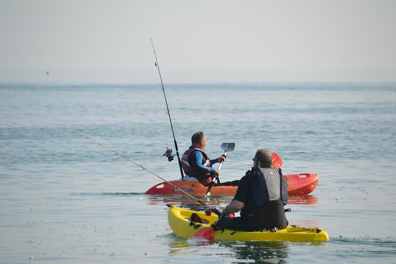 pescar en kayak