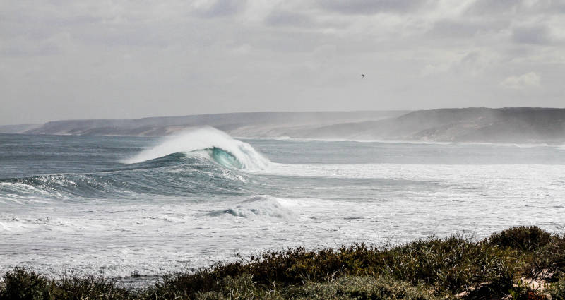 viento y marea con kayak