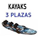 Kayak 3 plazas
