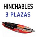 Kayak hinchable 3 plazas